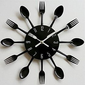 Kitchen Dining Wall Clock Silent Non Ticking Quartz Battery 12inch Easy Read, 12inch(Dia)X 2inch(H)	*