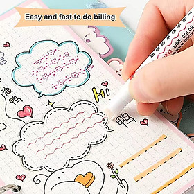 Set 6 Bút Họa Tiết Nhiều Màu Sắc Dùng Trang Trí Sổ Tay DIY -Bút Họa Tiết Nhiều Màu