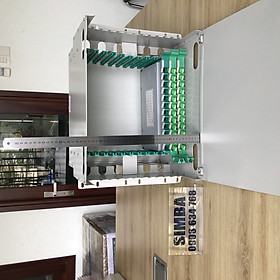 Mua ODF quang 144FO gắn rack khay trượt gắn đầu nối SC/APC  dạng module  đủ pk (144 Adapter SC/APC+dây nối quang+ống co nhiệt)