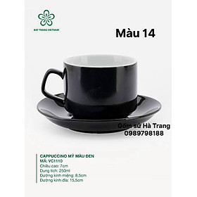Mua Bộ cốc đĩa cafe gốm sứ Bát Tràng cao cấp dung tích 250ml