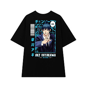 Áo Thun Form Rộng AKI HAYAKAWA | Anime Chainsaw Man - Áo Phông Unisex
