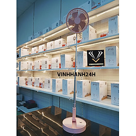 Mua QUẠT TÍCH ĐIỆN - LOẠI 5 CÁNH – CÓ ĐIỀU KHIỂN TỪ XA – KÉO CAO - GẤP GỌN - PIN 7200MAH