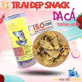 Da Cá Hồi Trứng Muối Hủ Pet 250G - Trai Đẹp Snack