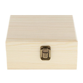 12 Slots 15ML Wooden Box Storage Case Essential Oil Perfume Display Holder