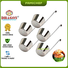 Mua Bộ 5 khuôn làm bánh Cóng Inox Dragon D014