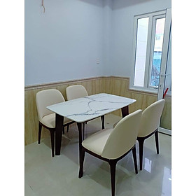 Mua bộ bàn ăn mặt đá 4 ghế