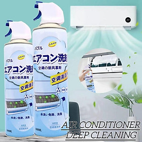 Chai vệ sinh điều hòa không khí chuyên dụng cho máy lạnh, chất tẩy rửa mạnh mẽ, không cần tháo rời 500ml