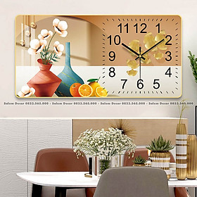 Mua Tranh đồng hồ treo tường tráng gương 3D đẹp