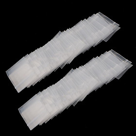 200 Pieces Clear Grip Seal  Self Seal Resealable Bags 2.5*2.8CM 3*4CM