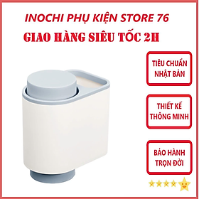Kệ treo bàn chải đánh răng đa năng Nachi 2 cốc chất liệu nhựa nguyên sinh an toàn - Chính hãng inochi ( Tặng kèm khăn lau pakasa) Giao màu ngẫu nhiên