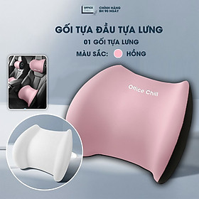 Gối Tựa Đầu Tựa Lưng Cao Cấp Chính Hãng OFFICE CHILL Combo Gối Tựa Lưng Tựa Cổ Ô Tô Ghế Văn Phòng Chất Liệu Cao Su Bảo Hành 90 Ngày