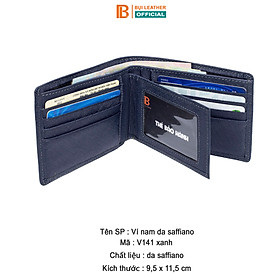 Combo ví thắt lưng nam CB104 Bụi Leather – da bò thật 100%, bảo hành 12 tháng