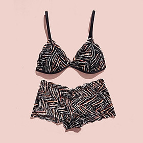 Set đồ lót bralette ren thiết kế không gọng mút mỏng có tăng đơ 4 chiều thương hiệu Mebra _ MB012