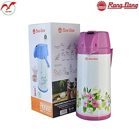 Mua Phích bơm nước cao cấp 2 lít chính hãng Rạng Đông  giữ nhiệt lâu ruột thủy tinh chất lượng cao  vỏ thép không gỉ bền đẹp