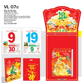 Lịch Bloc Đại Đặc Biệt 2024 -VL07c - Phong Thủy Cát Tường - Vanlangbooks
