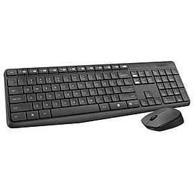 Mua Bộ bàn phím chuột vi tính không dây Logitech MK240  mầu đen - Hàng chính hãng