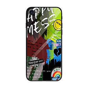 Ốp lưng kính cường lực cho iPhone 7 /8 Nền Hoa Cúc Stay - Hàng Chính Hãng