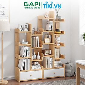 Mua Kệ sách đa năng thông minh có hộc tủ phía dưới thương hiệu GAPI bằng gỗ MDF  phủ melamin. GP171