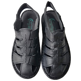 Giày Sandal Nam Bít Đầu BIGGBEN Da Bò Thật Cao Cấp SD141