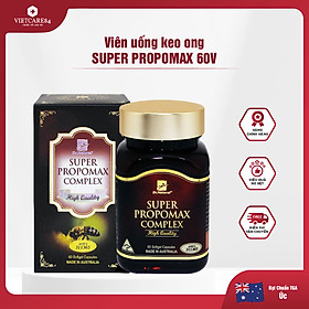 Viên Uống Keo Ong Úc Super Propomax Complex (60V) | Giúp tăng cường sức khỏe, nâng cao sức đề kháng - Nhập Nhẩu Chính Hãng