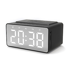 Loa Bluetooth 5.0 Kèm Đồng Hồ Và Báo Thức Với Âm Thanh Siêu Trầm Có Thể Sạc Điện Thoại Không Dây BT-508