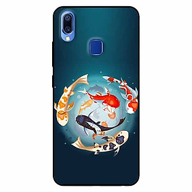 Ốp lưng in cho Vivo Y91, Vivo Y91i, Vivo Y93, Vivo Y95 Mẫu Koi Vây Quanh