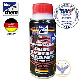 Vệ sinh kim phun buồng đốt xe máy Bluechem Fuel System Cleaner 50ml