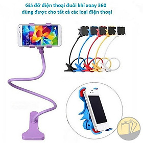 Kẹp điện thoại đuôi khỉ nhiều mầu sắc tiện lợi
