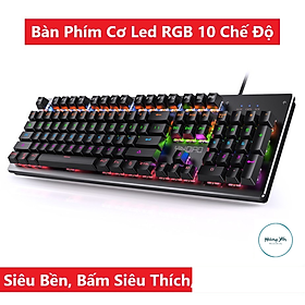 Mua COMBO Bàn Phím Cơ H650 Và Chuột Gaming V6 Led Đổi Màu Siêu Đẹp  Keyboard Led 10 Chế Độ Blue Switch Game