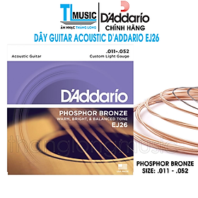 Mua Dây Đàn Guitar Acoustic D Addario EJ26