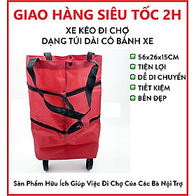 Túi đi chợ xe kéo tiện dụng