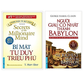 Hình ảnh Sách - Combo Bí mật tư duy triệu phú + Người giàu có nhất thành Babylon (Tái bản 2021) - FirstNews