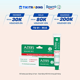 Gel chấm mụn đầu trắng và đầu đen Acnes Sealing Jell 18g
