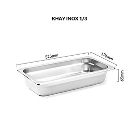 Mua Khay Inox đựng thực phẩm  khay đựng thức ăn buffet đủ size - inox 304
