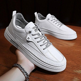 GIÀY THỂ THAO NAM SNEAKER MÀU TRẮNG CỔ THẤP FULL HỘP LOẠI 1