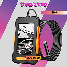 Camera Nội Soi Công Nghiệp Chống Nước P40 IP67 1080P Với Màn Hình 4.3 Inch 8LED - Hàng Nhập Khẩu