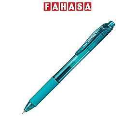 Bút Gel Bấm Energel 0.5 mm - Pentel BLN105-S3X - Mực Xanh Ngọc