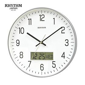 Mua Đồng hồ treo tường Nhật Bản Rhythm CFG723NR19 Kt 30.5 x 4.5cm  985g Vỏ nhựa. Dùng Pin.