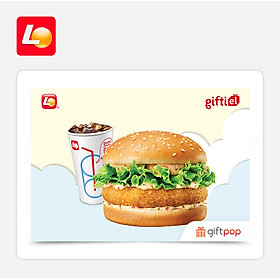 Giftpop - Lotteria Evoucher Shrimp Burger Set