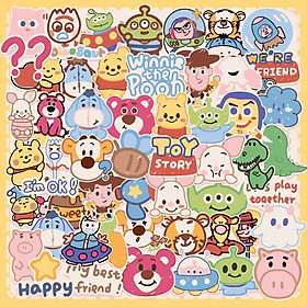 Mua Tranh Tô Màu Theo Số Gấu Dâu Lotso Và Toy Story Có Sẵn Khung 30x30cm Và Dụng Cụ