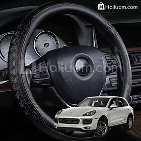 Bọc Vô Lăng ô tô cho PORSCHE CAYENNE Da Thật Cao Cấp 4 Mùa
