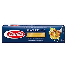 Mì Barilla Sợi Hình Ống Sợi Vừa Số 5 Spaghetti 500g