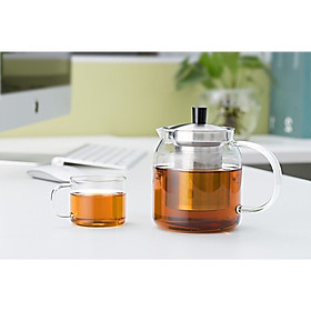 Mua Combo bộ bình lọc trà thủy tinh lõi  inox Samaglas S045209 700ml