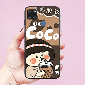 Ốp lưng điện thoại dành cho Realme C12 Hình Cô Bé Dễ Thương