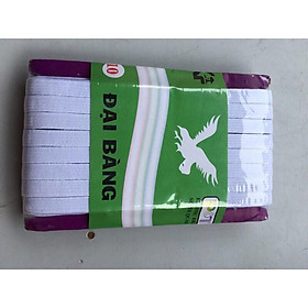Mua Combo 1 kìm bấm nút nhựa  50 nút 4 thành phần màu trắng  5M ren thổ cẩm màu trắng  1 thun đại bàn màu tím số 6