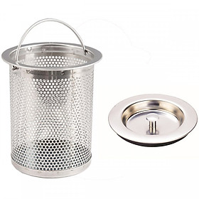 Bộ lọc rác bồn rửa chén inox dễ dàng thay thế cho gia đình