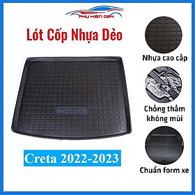 Mua Thảm nhựa lót cốp Creta 2022-2023 nhựa dẻo dày dặn đàn hồi tốt