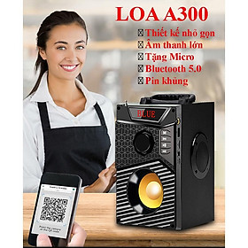 Mua ️ Loa Bluetooth Speaker A300 Âm Thanh Lớn Cực Hay Dùng Cho Điện Thoại  Vi Tính  Thẻ Nhớ  USB  Radio ...