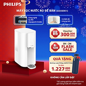[Hàng Chính Hãng] Máy lọc nước để bàn RO PHILIPS ADD6901HWH01/74 - Công Nghệ  Aquaporin Inside