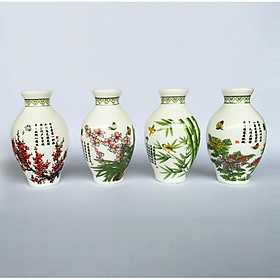 Hít tủ lạnh bình hoa cổ nhiều mẫu (giao mẫu ngẫu nhiên)